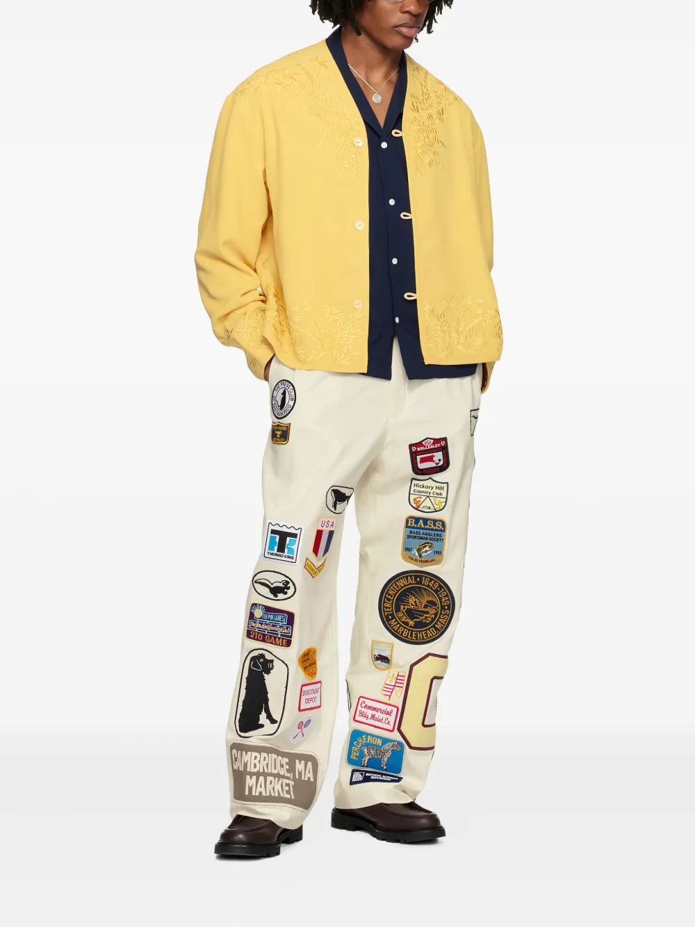BODE embroidered-floral jacket | Shirt Jackets | Image 2