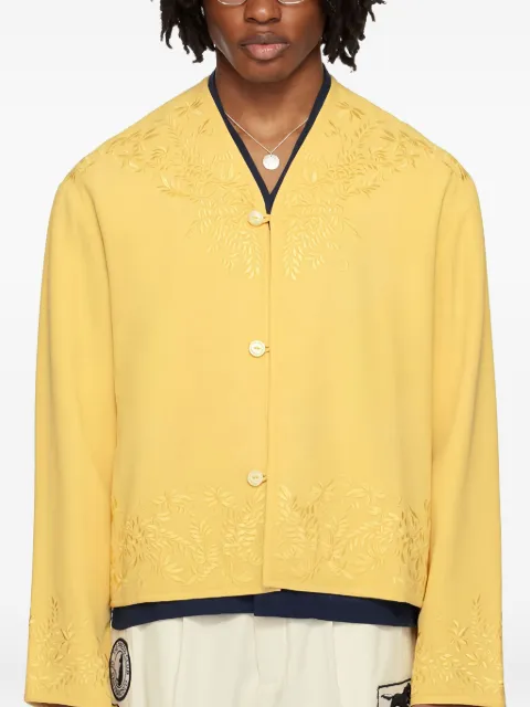 BODE embroidered-floral jacket