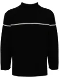 CFCL metallic-stripe jumper - Black