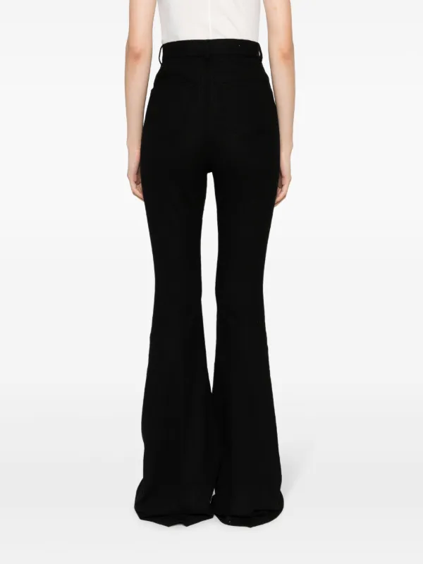 Rick Owens high-waisted Flared Trousers - Farfetch