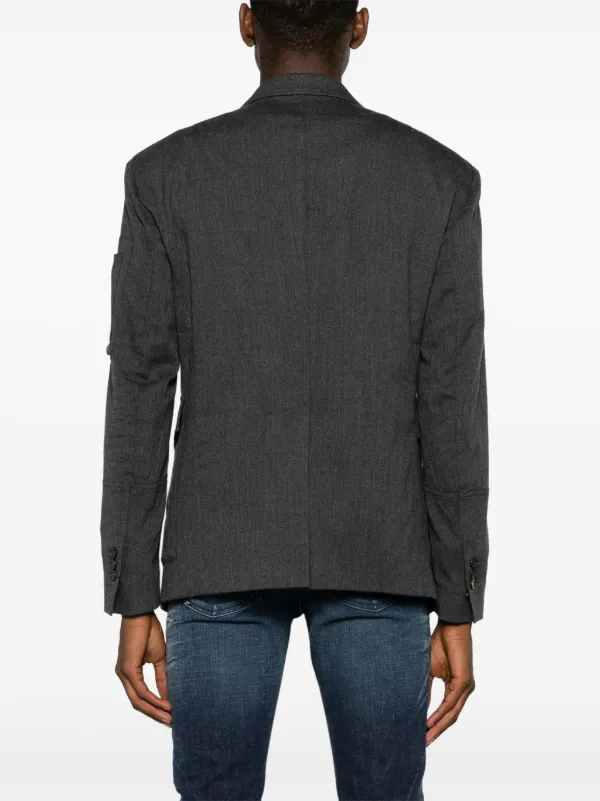 DSQUARED2 マルチポケット シングルジャケット | グレー | FARFETCH JP