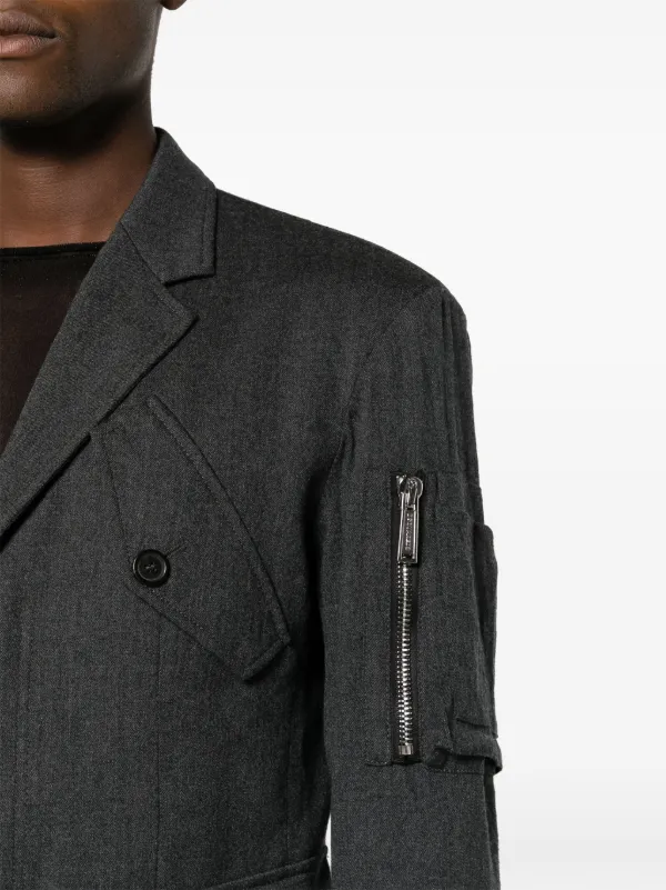 DSQUARED2 マルチポケット シングルジャケット | グレー | FARFETCH JP