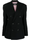 DSQUARED2 double-breasted wool blazer - Black