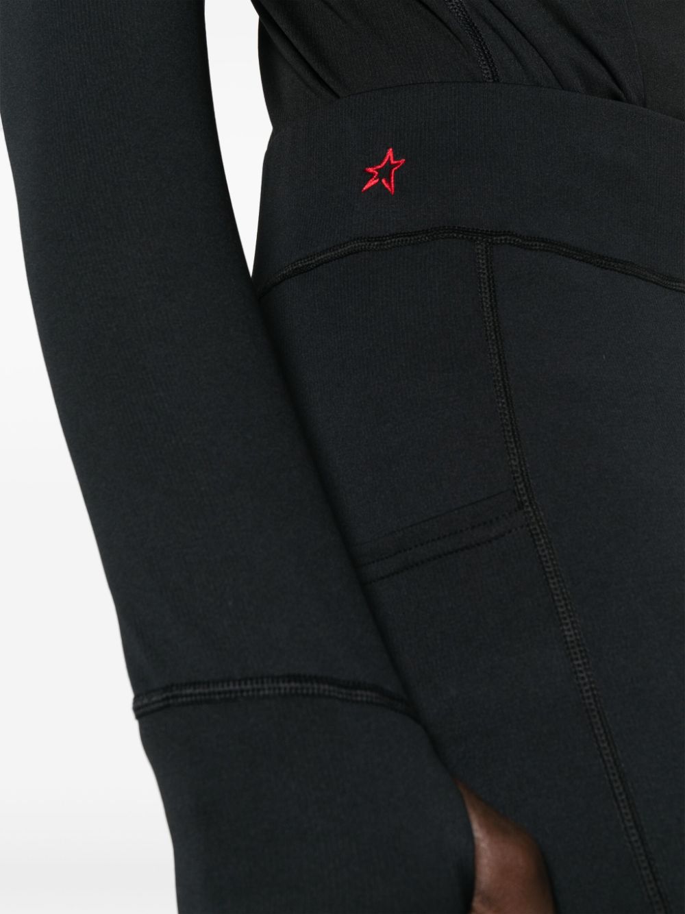 Shop Perfect Moment Panelled Sport Leggings In Black