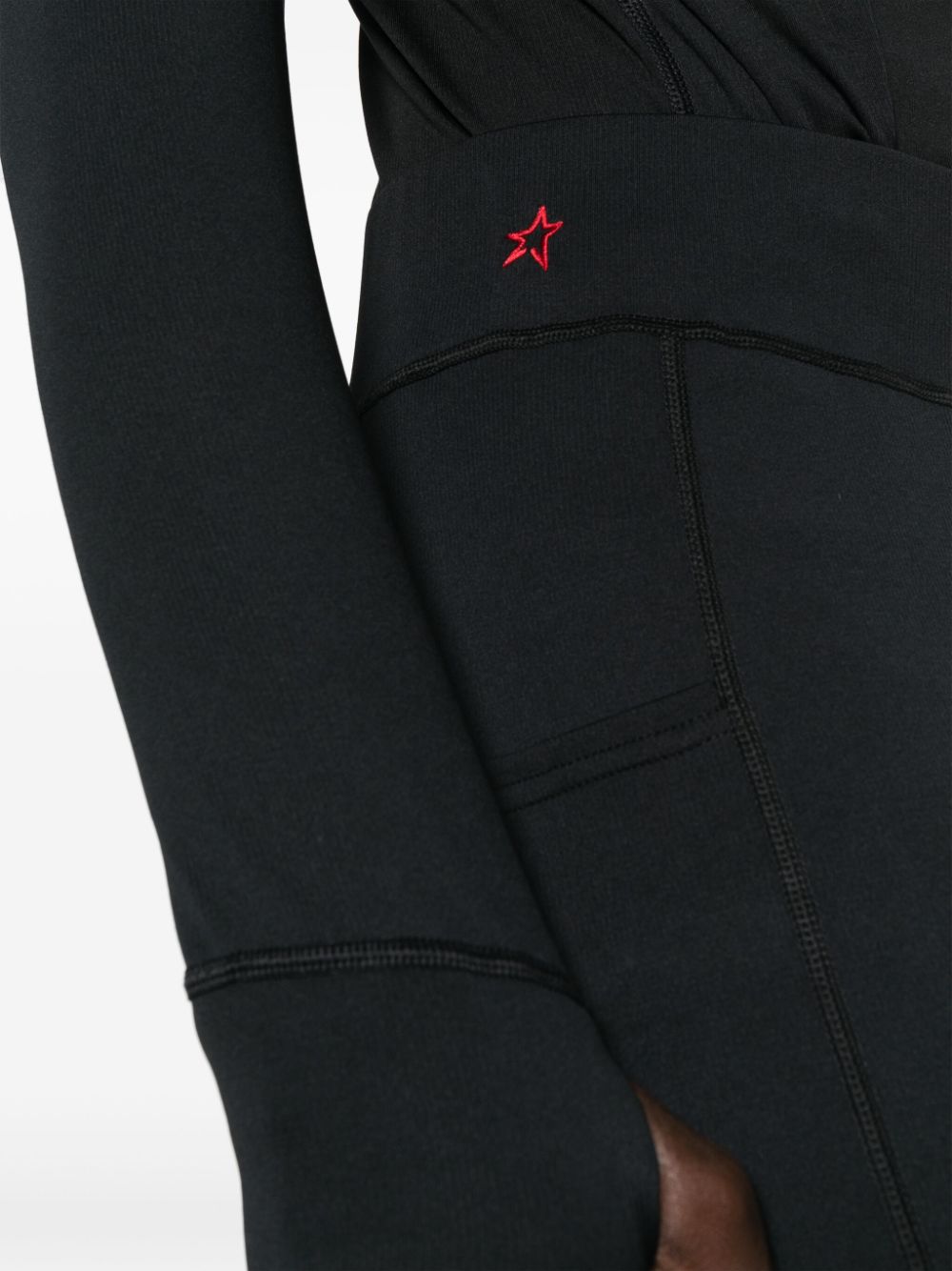 Perfect Moment Sportlegging met vlakken Zwart