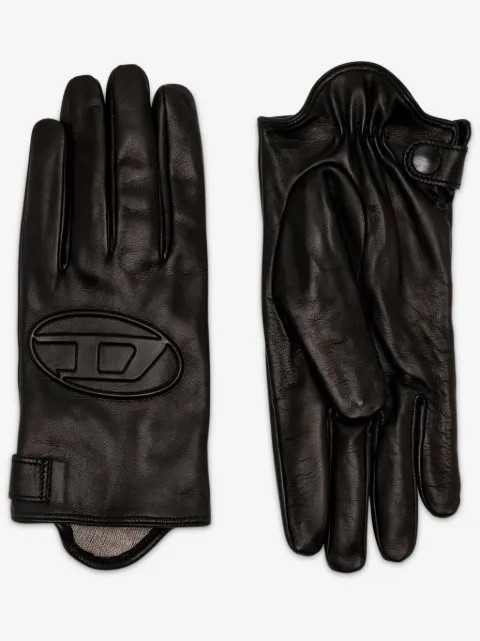 Diesel gants G-Reies en cuir