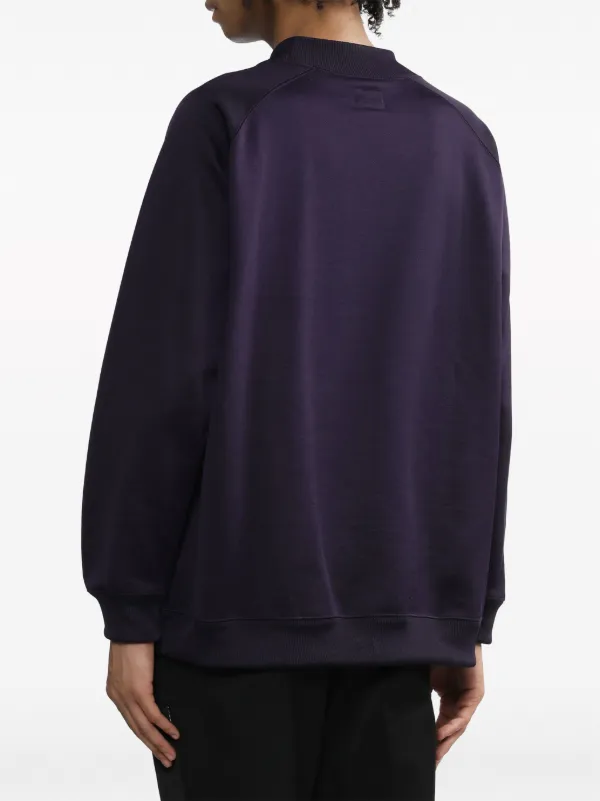 Needles logo-embroidered Jersey Sweatshirt | Purple | FARFETCH