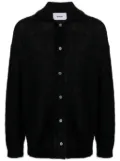Bonsai logo-patch buttoned cardigan - Black