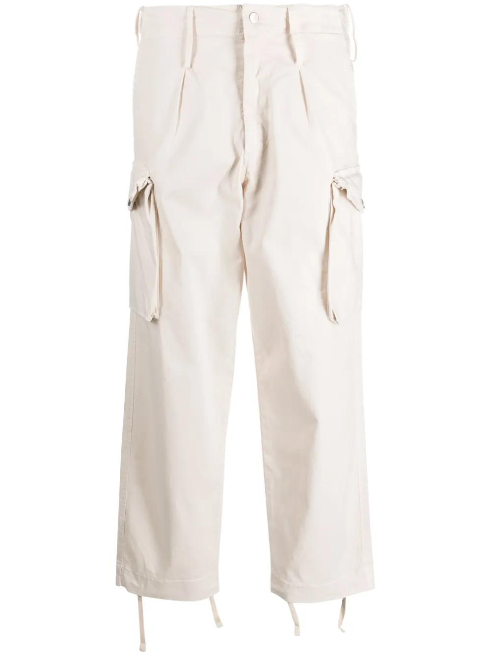 Merci Straight-leg Cargo Trousers In Neutrals