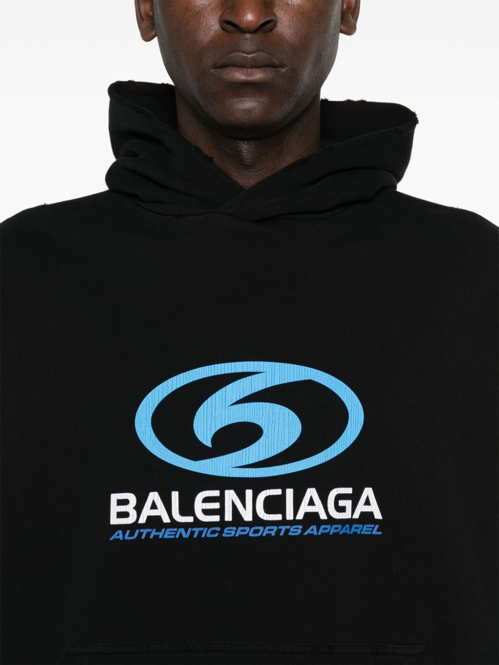 Balenciaga Surfer logo-print hoodie Men