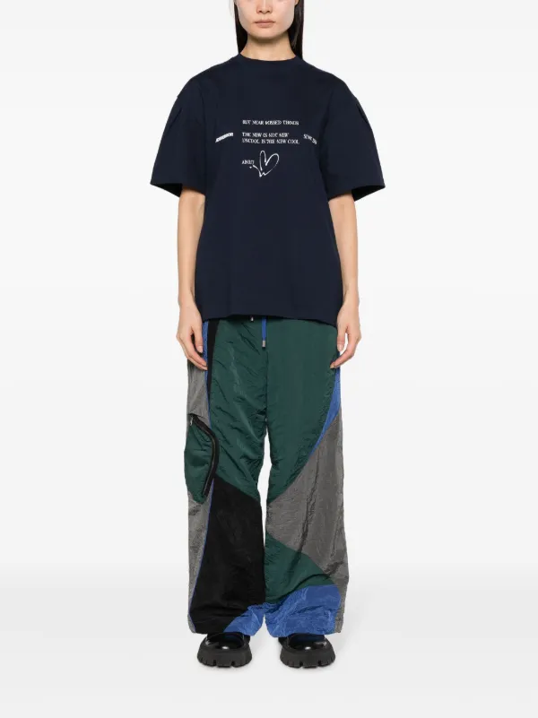 【ADER ERROR】 Multi sensory t-shirt Ader Error Twinkle logo-print T-shirt | Blue | FARFETCH
