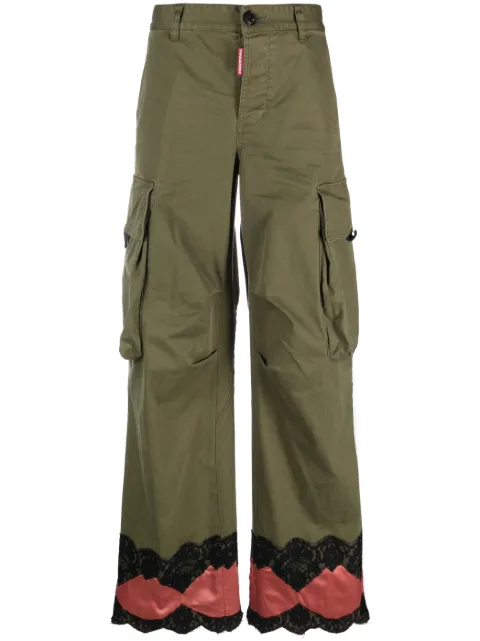 DSQUARED2 pantalones cargo con tiro bajo
