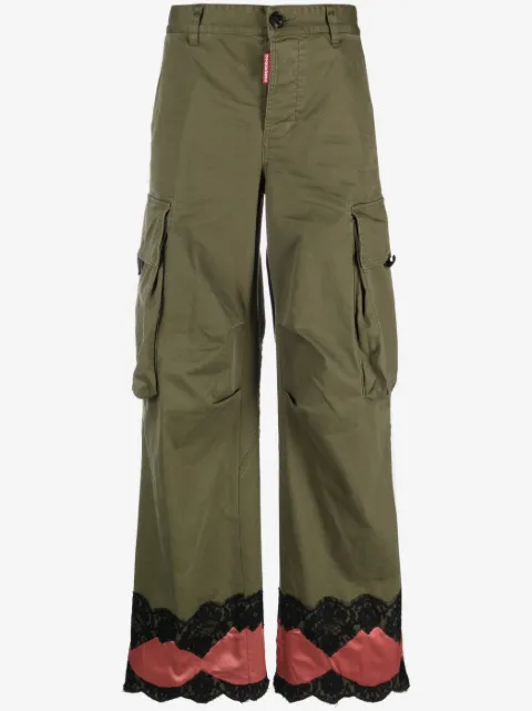DSQUARED2 pantalones cargo con tiro bajo