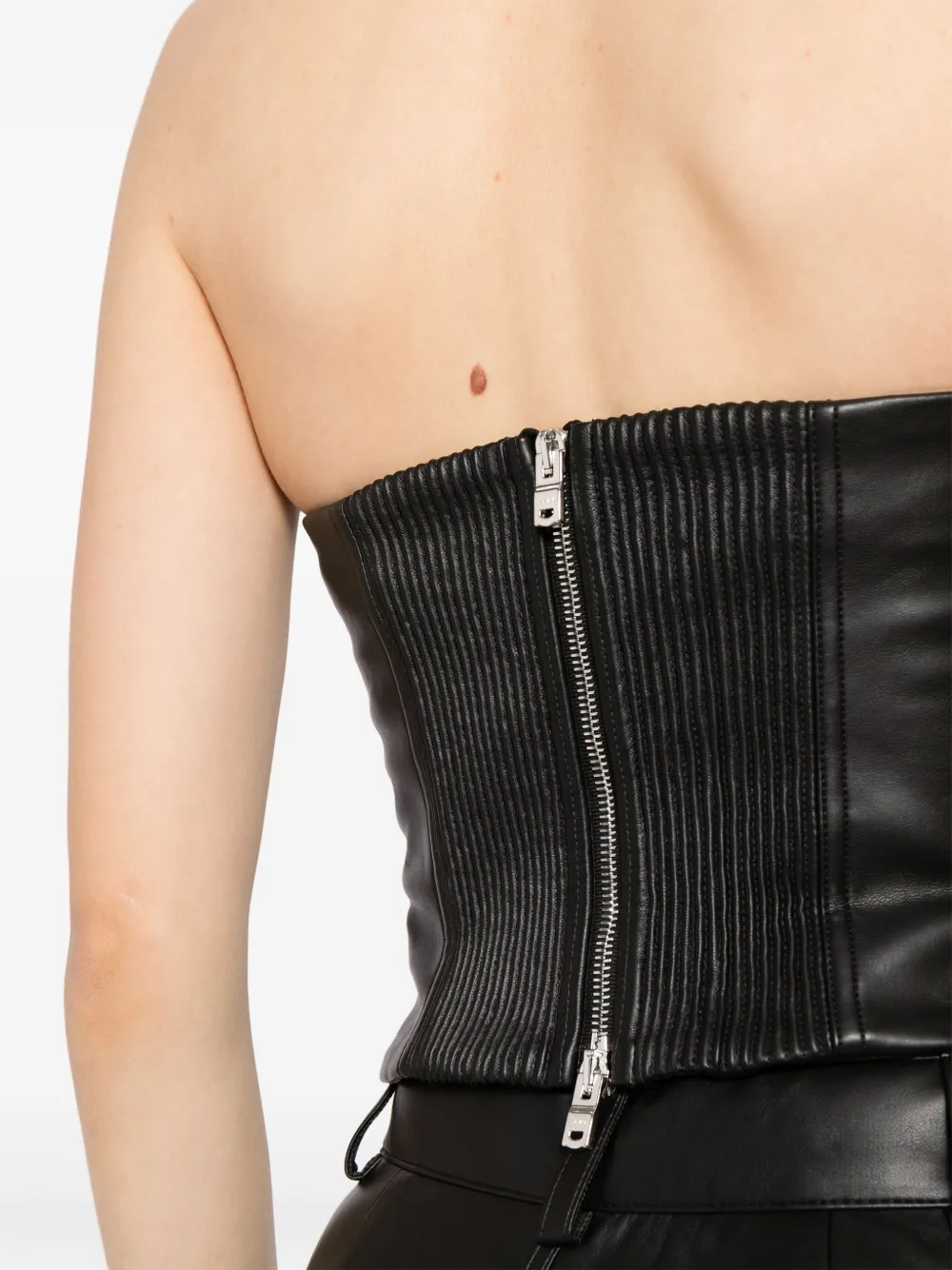 AMIRI Strapless top Zwart