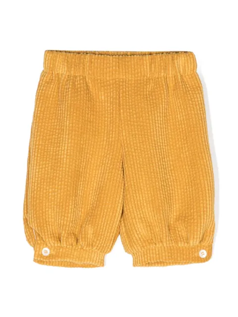 La Stupenderia elasticated-waist corduroy shorts