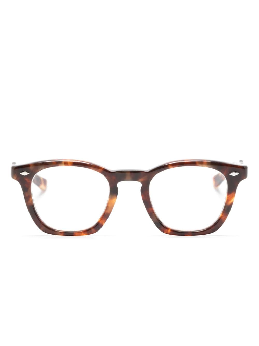 Eyevan7285 Tortoiseshell Round-frame Sunglasses In Brown
