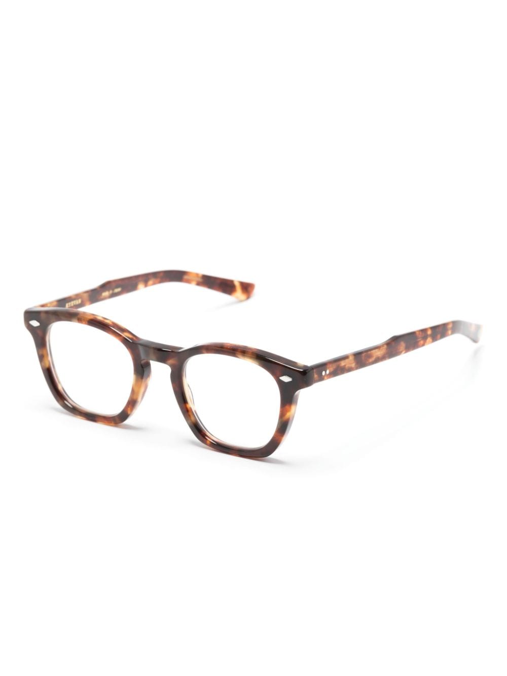 Eyevan7285 tortoiseshell round-frame sunglasses - Bruin