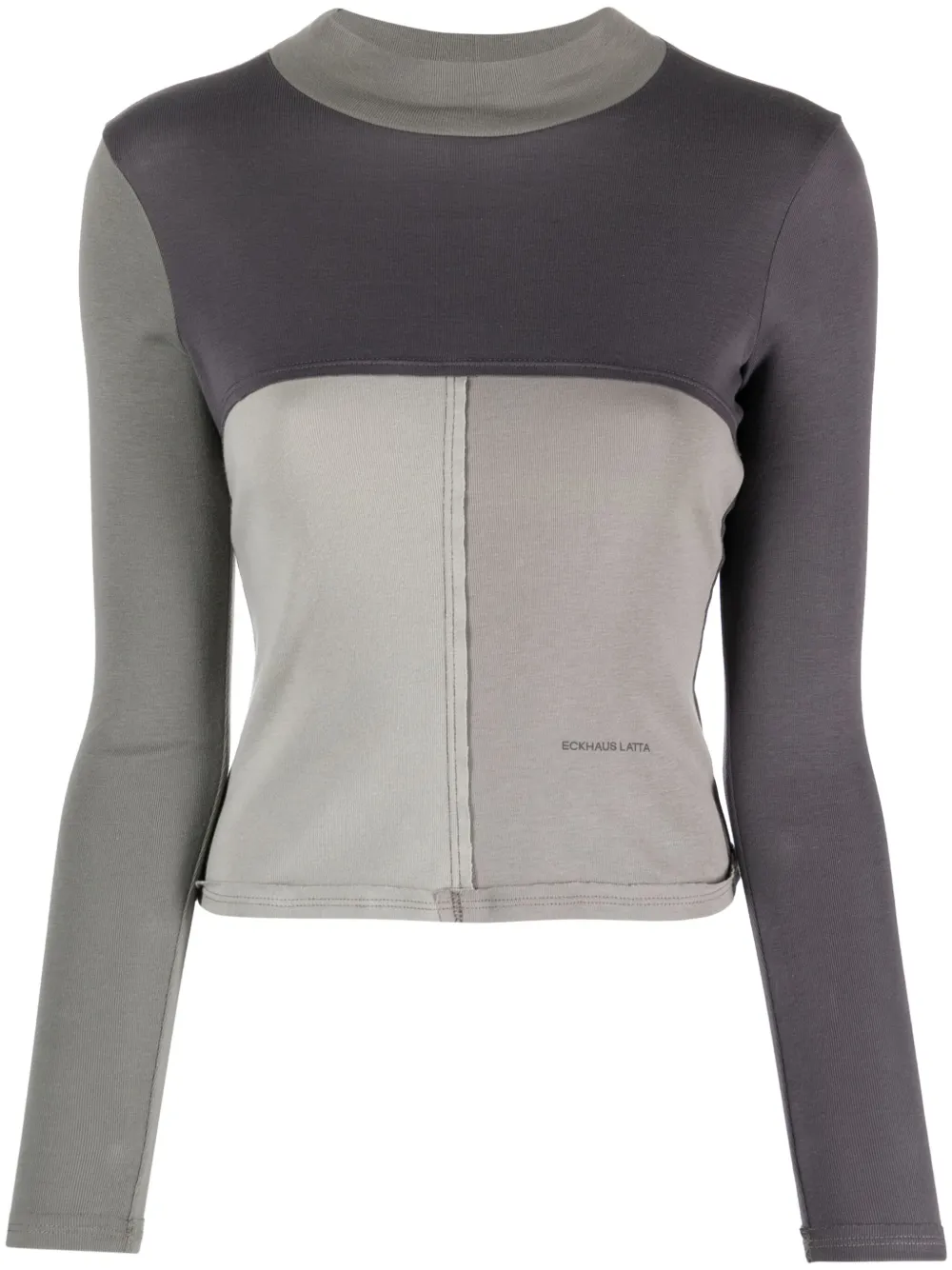 Eckhaus Latta - Lapped Baby panelled T-shirt