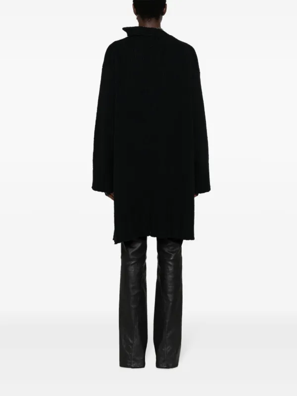 Yohji Yamamoto POUR HOMME 糸ふらしロングニットカーディガン