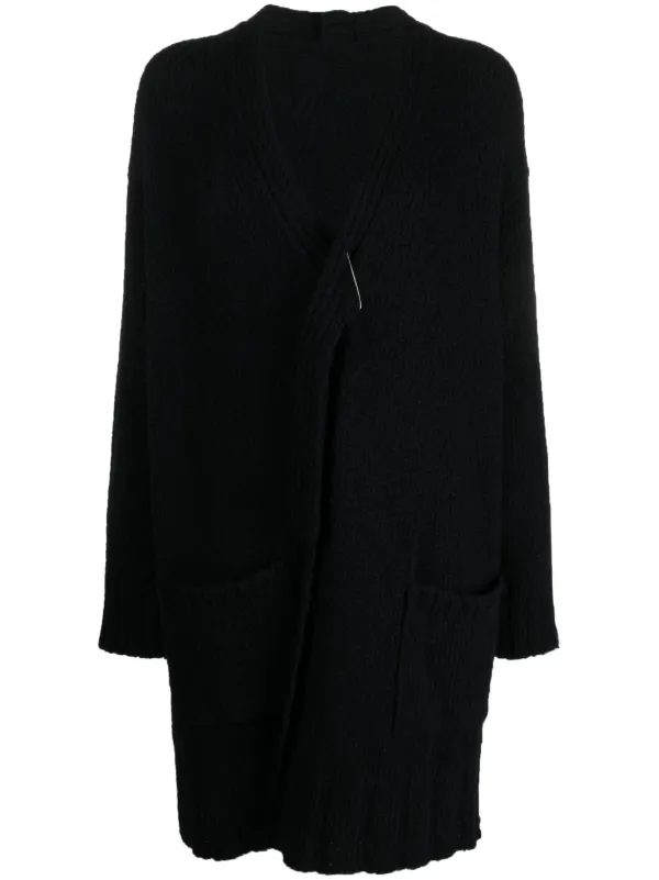 生まれのブランドで Yohji Yamamoto ロングカーディガン | ブラック | FARFETCH JP ジャケット・アウター