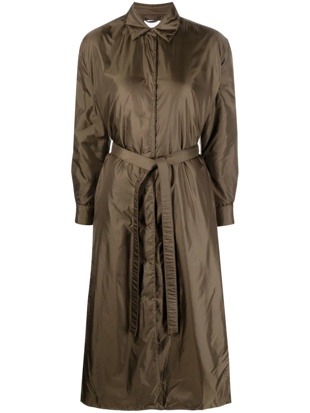 ASPESI Gewatteerde trenchcoat Groen