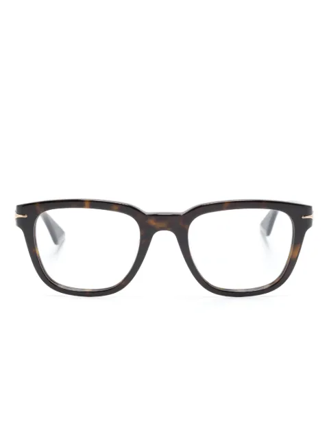 Montblanc tortoiseshell-effect square-frame glasses