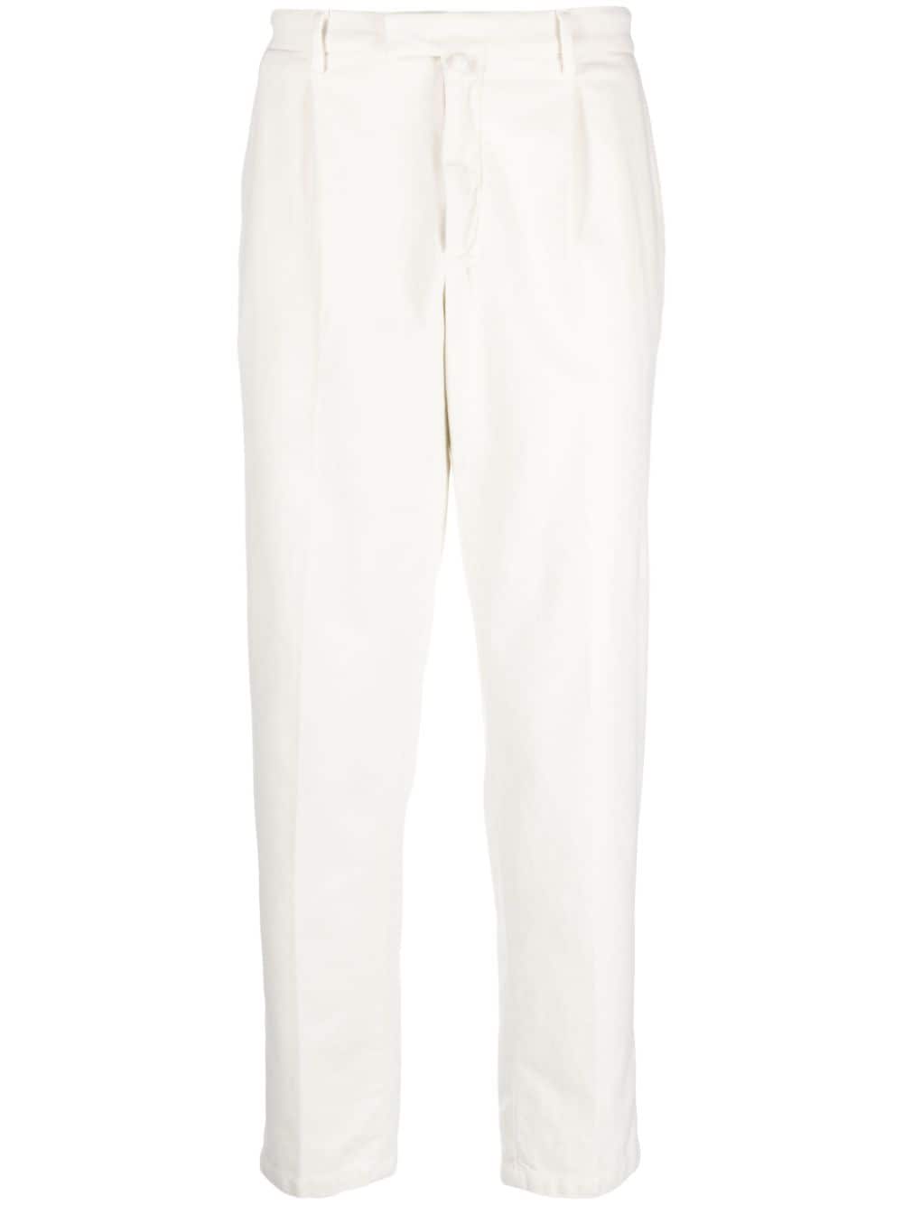 Briglia 1949 mid-rise straight-leg trousers - White