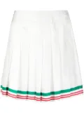 Casablanca Casa Way silk tennis skirt - White