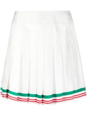 Casablanca ストライプ スカート | ホワイト | FARFETCH JP