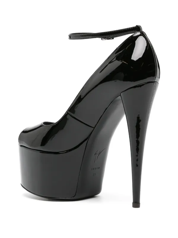 Giuseppe Zanotti 150mm GZ Aida Platform Pumps | Black | FARFETCH