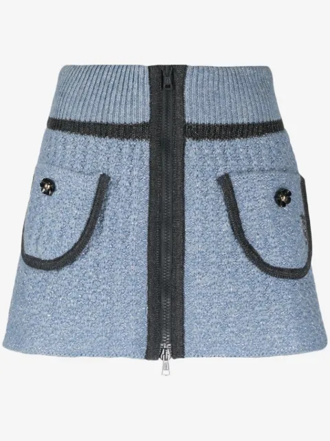 CORMIO chunky-knit mini skirt
