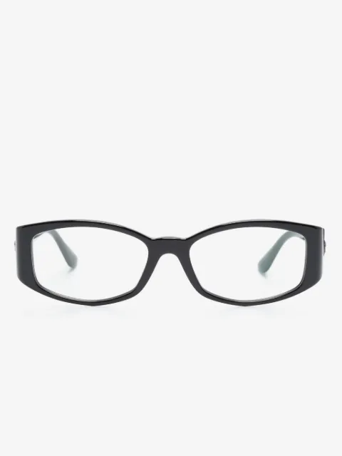 Versace Eyewear Medusa-motif rectangle-frame glasses