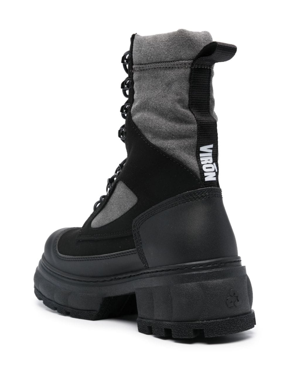 Shop Viron Venture Combat Boots In Black