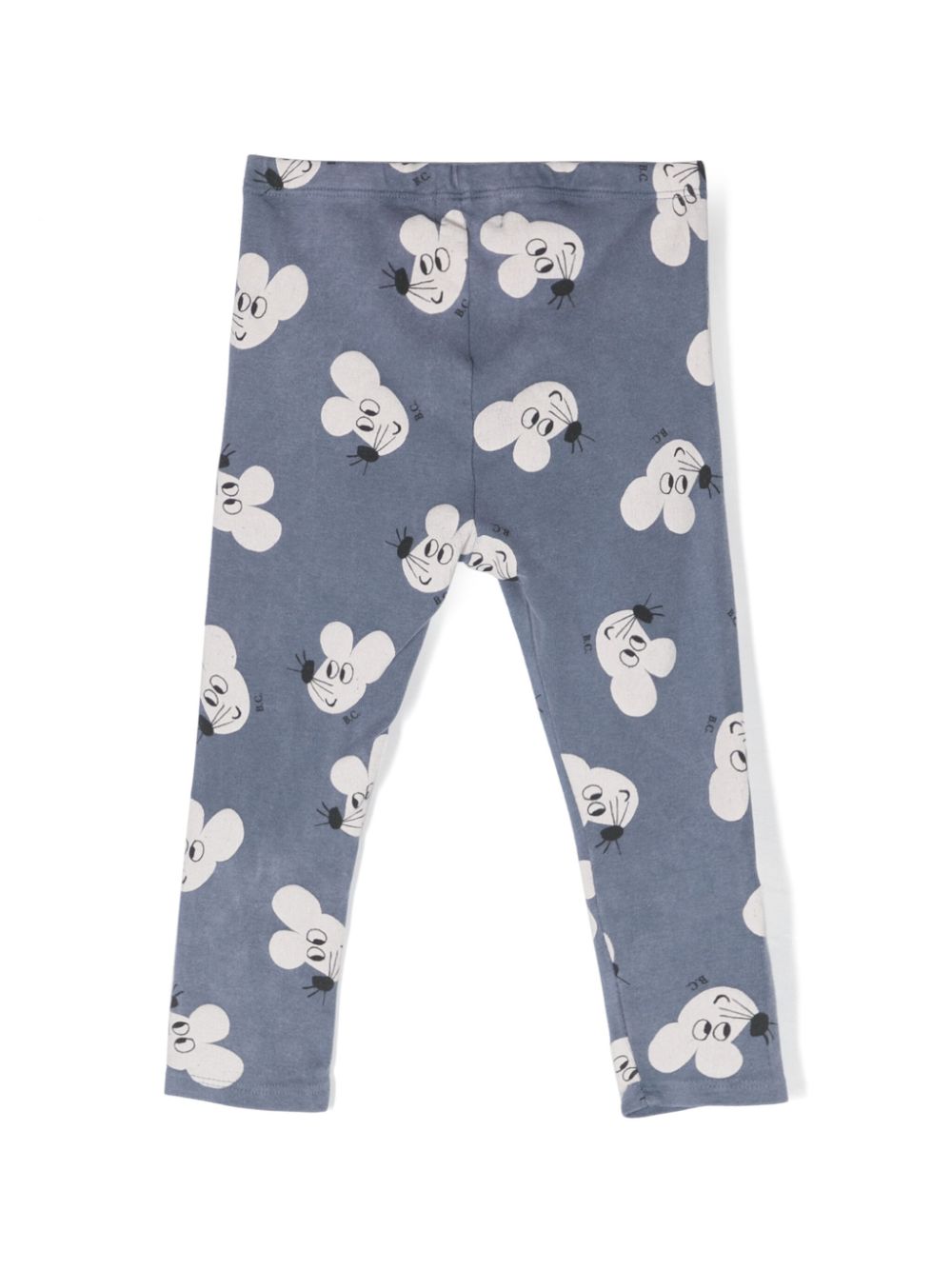 Bobo Choses mouse-print organic cotton leggings - Blauw