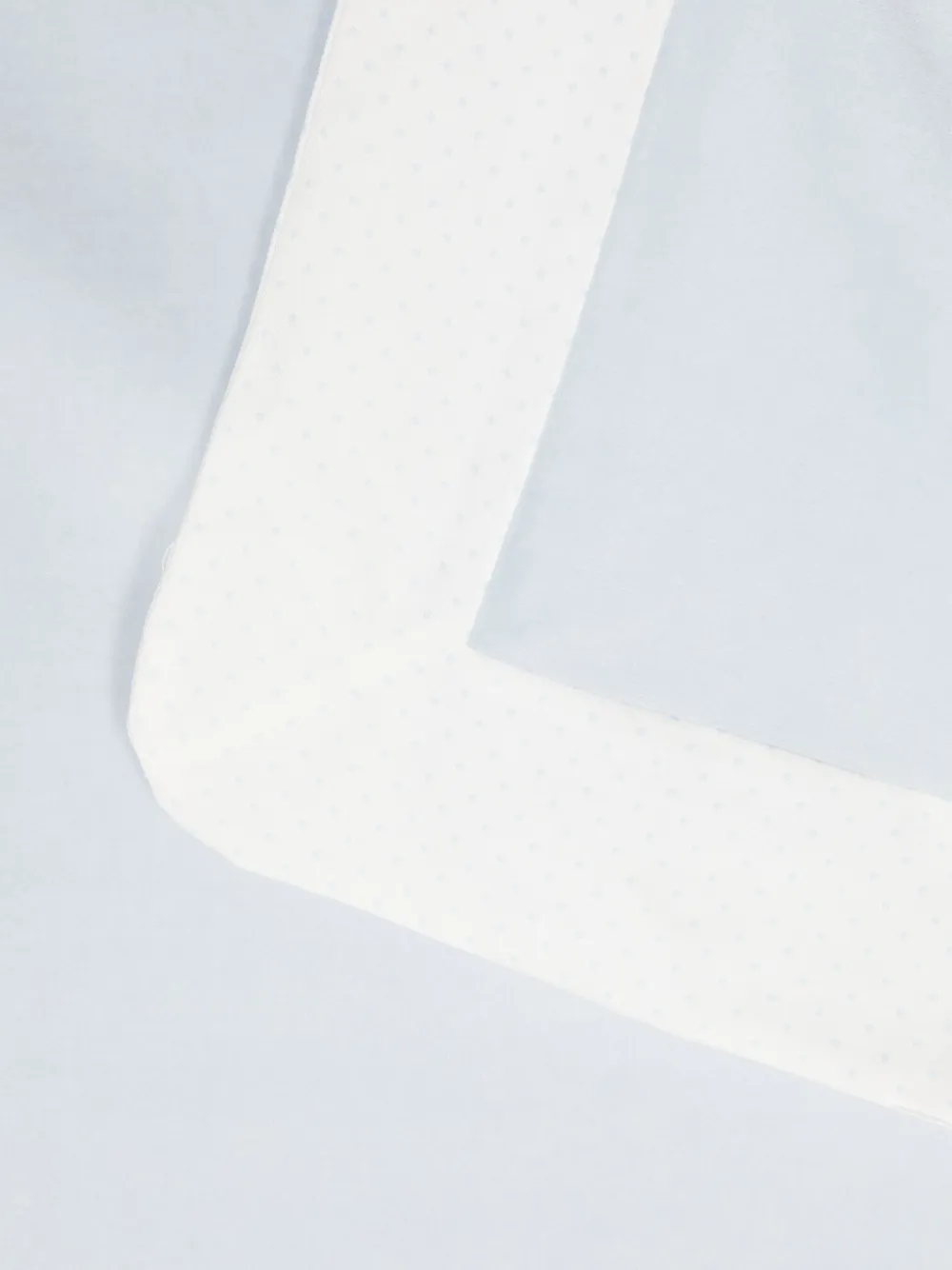 La Stupenderia two-tone cotton blanket - Blauw
