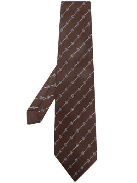 Gucci Pre-Owned 1970s GG silk tie