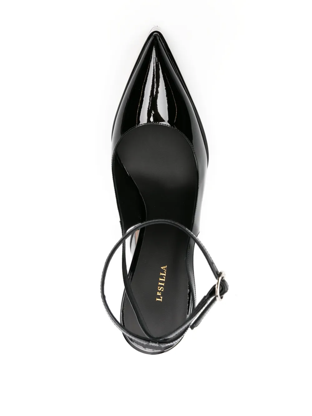 Le Silla Nina 165mm Patent-finish Leather Pumps In Black