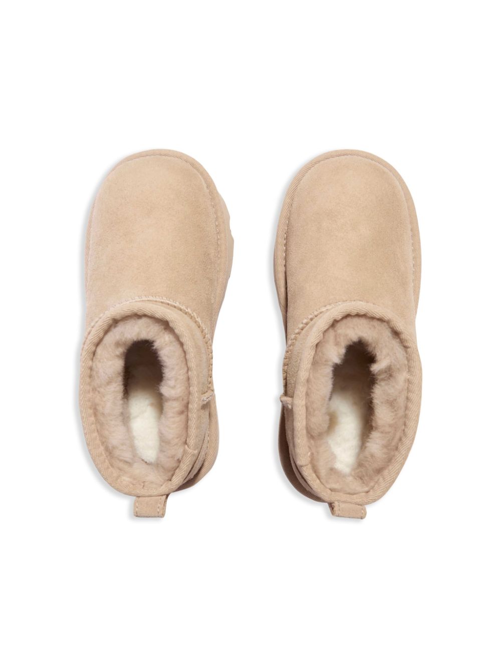 UGG Kids Classic Ultra Mini suede boots Neutrals