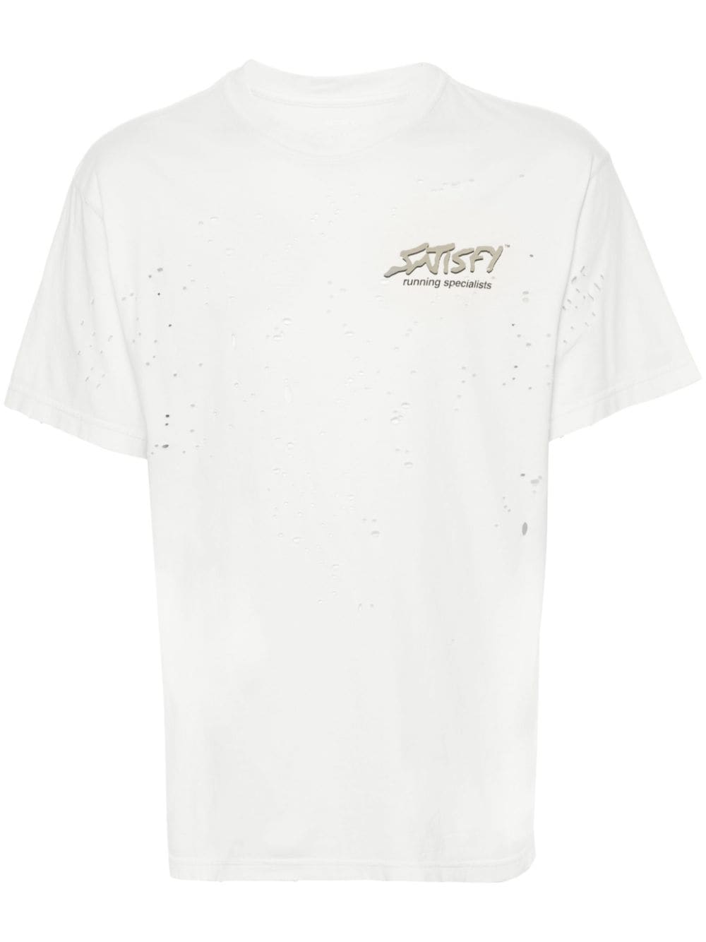 Satisfy Mothtech™ Organic Cotton T‑shirt In Weiss