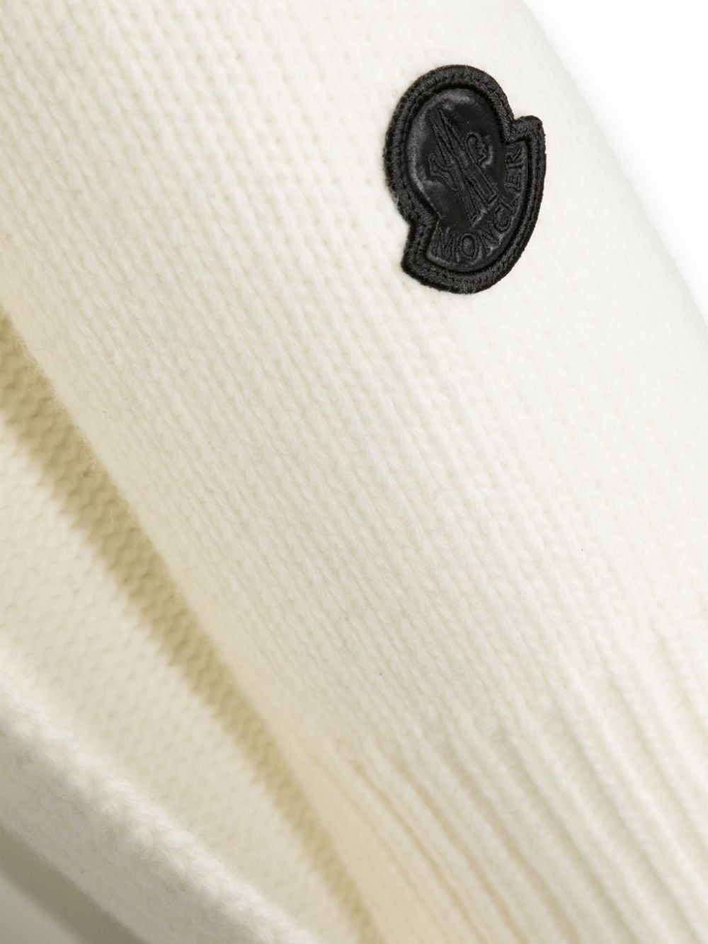 Moncler Sjaal met logopatch Wit