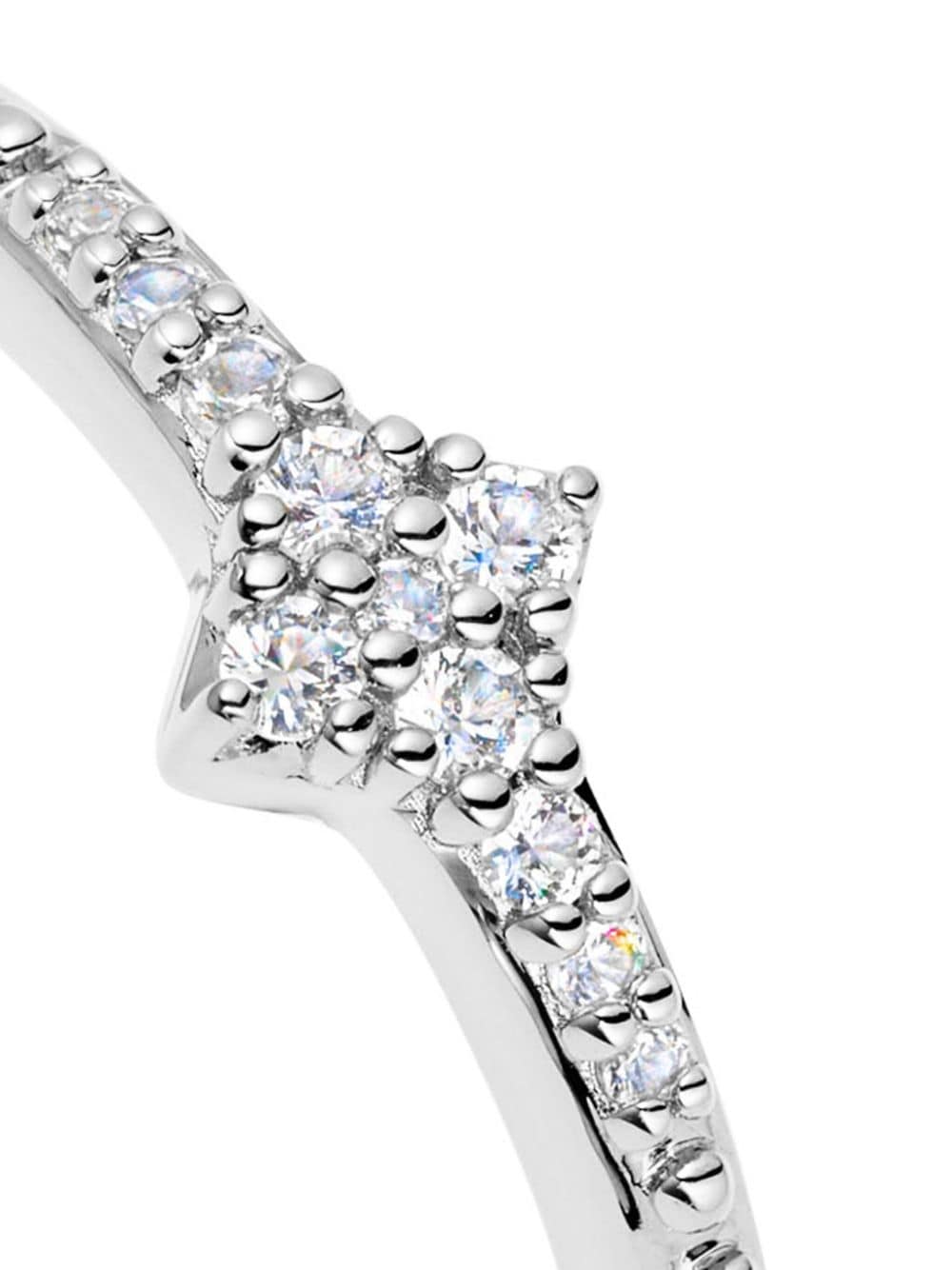 Shop Astley Clarke Silver Luna Light Gemstone-detail Ring