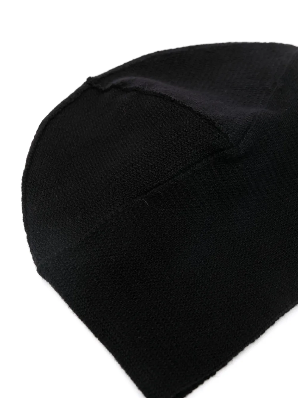 GR10K ribbed-knit wool beanie - Zwart
