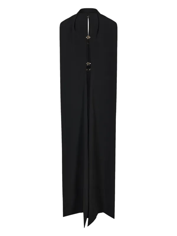 cut out cape dress Empowering Cut Out Cape Maxi Dress kalisa