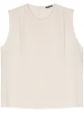 Giorgio Armani Pre-Owned 1990s georgette silk tank top - Neutrals