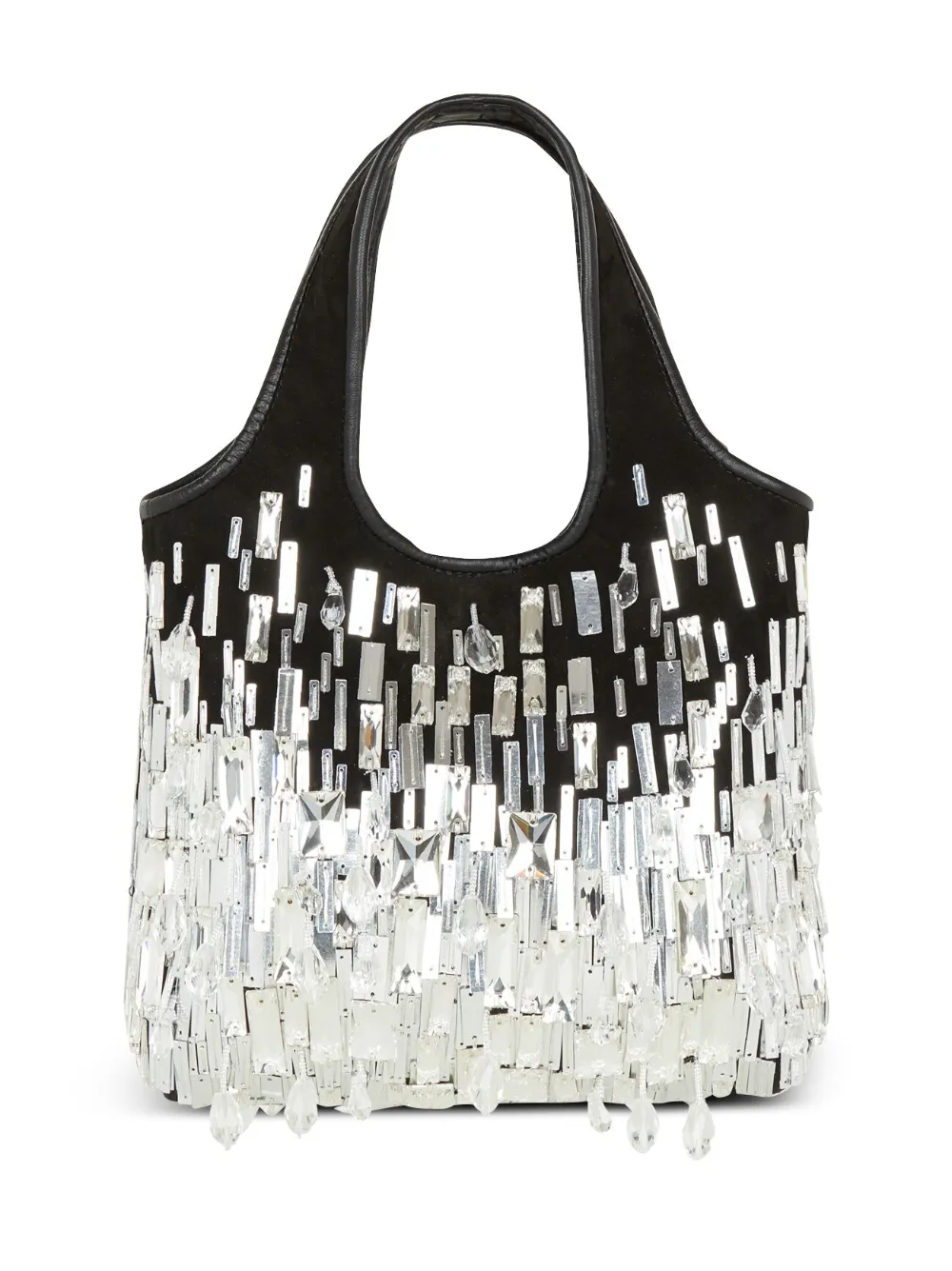 Balmain Tas verfraaid met kristallen - Zilver