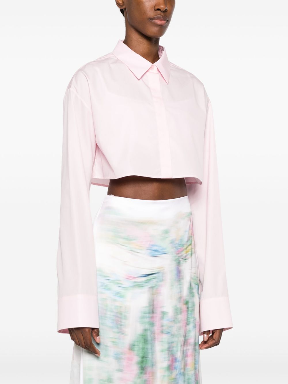 Affordable LOEWE cropped poplin cotton shirt Women