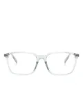 Montblanc logo-plaque rectangle-shape glasses - Grey