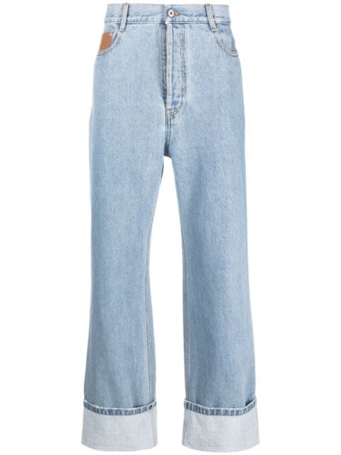 LOEWE mid-rise wide-leg jeans