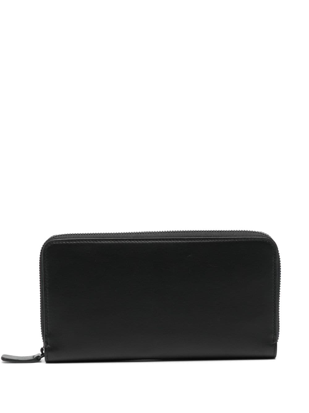 Common Projects Logo-stamp Leather Wallet In Black