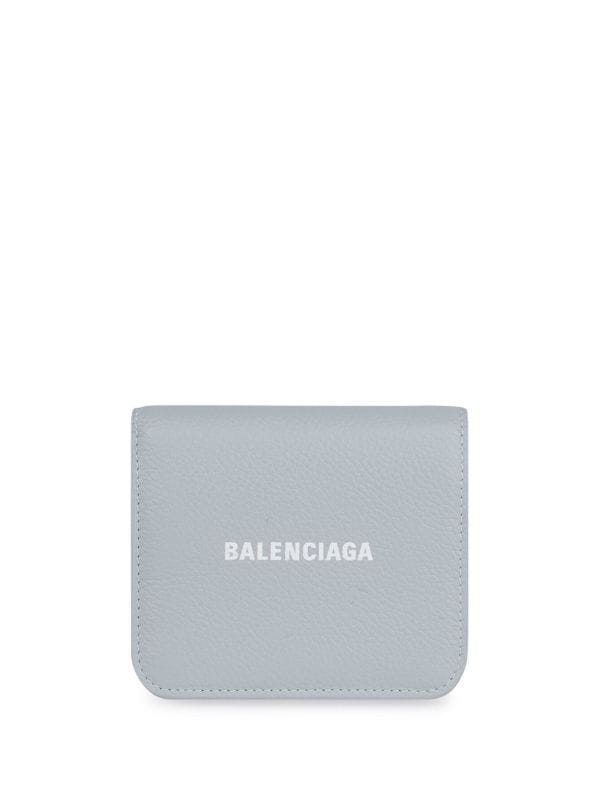 Balenciaga logo-print Leather Wallet - Farfetch